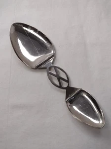 Vintage klappbarer Metalllöffel Medizin Verkostung Made in England - Bild 1 von 5