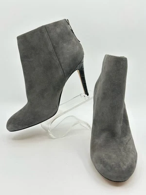 Botín SAM EDELMAN Talla 8M Gris Mujer Gamuza Kourtney Repujado Stiletto Boho Chic Foto 1 de 4