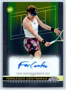 Fernanda Contreras 2024 Topps Chrome Autographs Auto #TCA-FCS - Picture 1 of 2