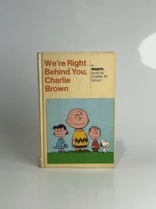 We're Right Behind You Charlie Brown by Charles M. Schulz 1964 Edition HC Book - Picture 1 of 5