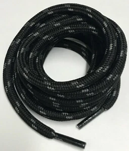 6pair 5mm Thick Durable Stay Tied Heavy Duty Hiking Work Boot Shoe Laces Strings - Picture 1 of 20
