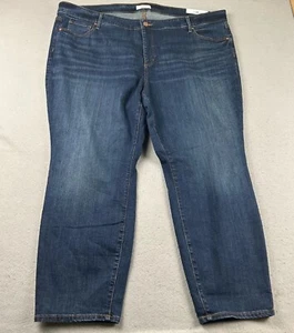 Pantalones de mezclilla Ann Taylor Loft para mujer 26 azules bolsillos ajustados modernos ajustados nuevos con etiquetas - Imagen 1 de 11