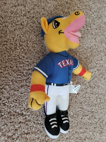Texas Rangers Plush Mascot Horse By Forever Collectibles Cover