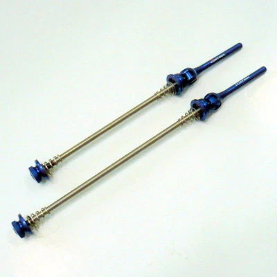 gobike88 MR. CONTROL QR-SPOC Titanium Axle Skewers, QR, MTB, Blue, A98 - Image 1 of 3