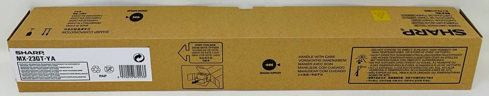 Sharp MX-23GTYA Original Yellow Toner For MX-2010U/MX-2310U/MX-3111U/MX-3114N - Image 1 of 1