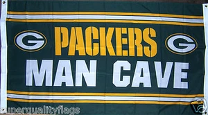 Green Bay Packers Man Cave 3x5 Flagge #1 Qualität Original NFL Lizenziert - Bild 1 von 8
