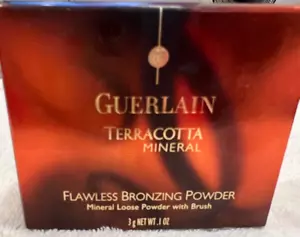 NEW Guerlain TERRACOTTA Mineral Flawless Bronzing Powder with Brush 01 LIGHT - Picture 1 of 6