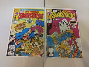 The Awesome Slapstick 1 & 2, Origin,1st appearance, Marvel,1992.1st (6H) - Picture 1 of 3