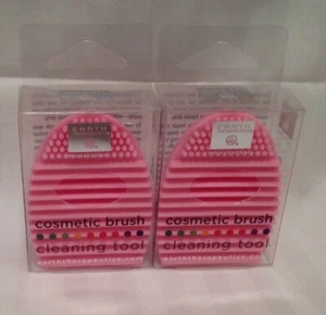 Earth Therapeutics Professional Cosmetic Brush Cleaning Tool (2 Pack) Pink - Picture 1 of 12