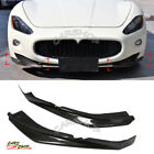 For Maserati GranTurismo Coupe 2008-2014 Carbon Fiber Front Bumper Side Splitter