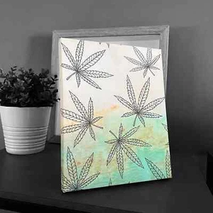 Leinwand 8x10 Cannabis Art Gallery verpackt - Tea Time NEU - Bild 1 von 4