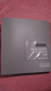 Manual de servicio de enlace de medición y control Fluke 2400A - Imagen 1 de 12
