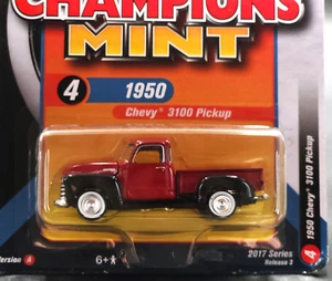 Racing Champions 50 1950 Chevy 3100 Pickup Truck Mint Collectible 2017 Red A - Picture 1 of 2