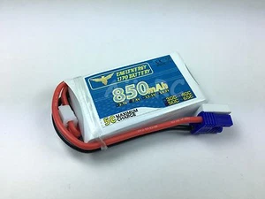 2X Losi 1/16 Mini-B Buggy 850mAh 7.4V 50C LiPo Battery EC2 LOS01016 DYNB825H2 - Picture 1 of 3