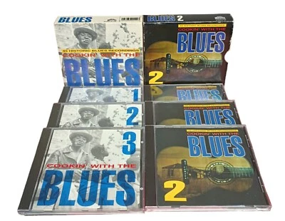 Cooking With The Blues 1 & 2 CD Box Sets John Lee Hooker Muddy Waters IMPORT - Image 1 of 4