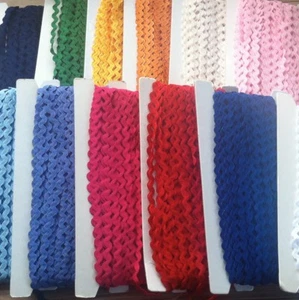 JUMBO RIC RAC BRAIDING CRAFTS SEWING 13MM (33/64") CHOOSE YOUR COLOUR AND LENGTH - Picture 1 of 1