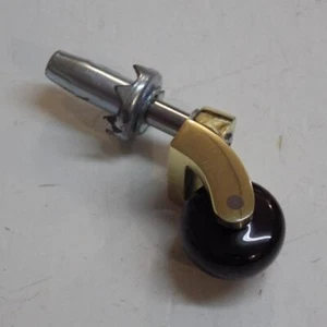 brass and porcelain pin and socket 29 mm castor,grip neck caster,superior 5547 - Picture 1 of 3