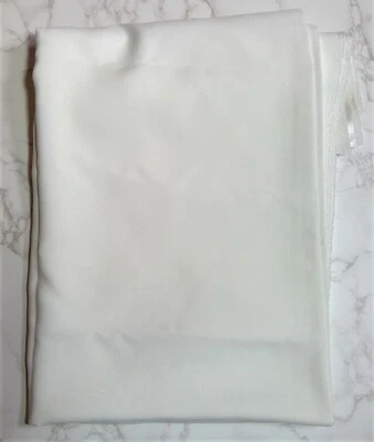 Ivory Crepe Back Satin Fabric - 2 1/4 Yards - 44 Inches Wide - Image 1 of 2