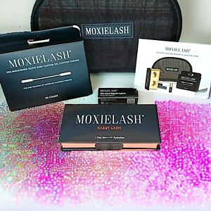 MoxieLash Sassy Luxe Bundle Magnetic Lashes, Liner, Removers, & Bag New In Bag