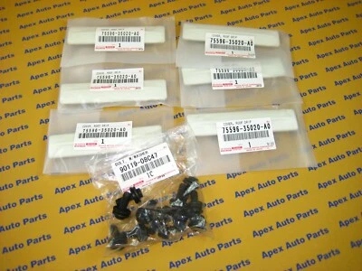 Kit de cubierta lisa para portaequipajes de techo Toyota FJ Cruiser clips y pernos OEM 2007-2014 Foto 1 de 4