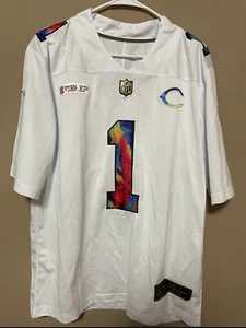 REPLIKAT Justin Fields Chicago Bears entscheidender Fang für Krebs Promo Trikot Medium - Bild 1 von 6