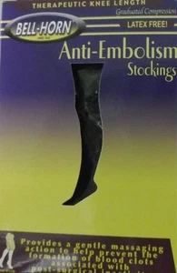Therapeutic Knee Length Anti-Embolism Stockings Open Toe 18mmHg (Small, bEIGE) - Picture 1 of 1