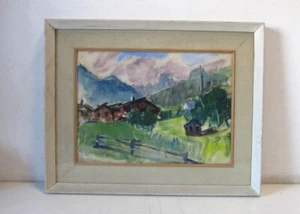 QUADRO DIPINTO A OLIO DI  F. DORETTI PAGANINI   "DOLOMITI"  - Imagen 1 de 9