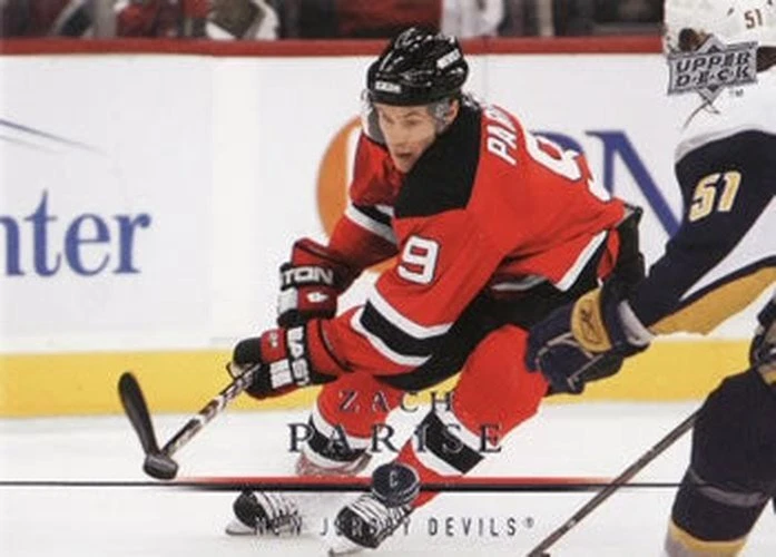 #368 Zach Parise - New Jersey Devils - 2008-09 Upper Deck Hockey - Image 1 of 1