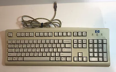 HP KB-9970 PS/2 C4744-60201 C4744-61201 Vintage Computer Keyboard Clicky Keys - Image 1 of 4