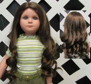 Monique Doll Wig Size 11/12 "Roxanne" in Light Brown - Factory Sample 10% Off! - Picture 1 of 2