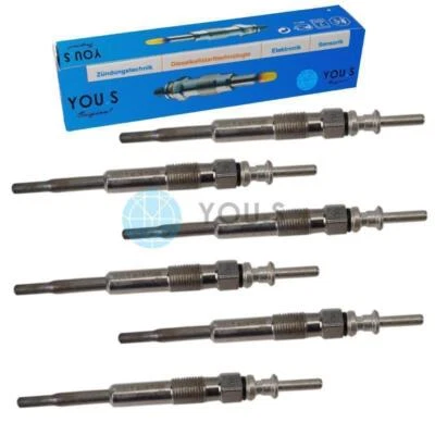 6pcs YOU.S Genuine Glow Plugs for BMW X3 E83 X5 E53 E70 X6 E71 3.0 3.5d - Image 1 of 2