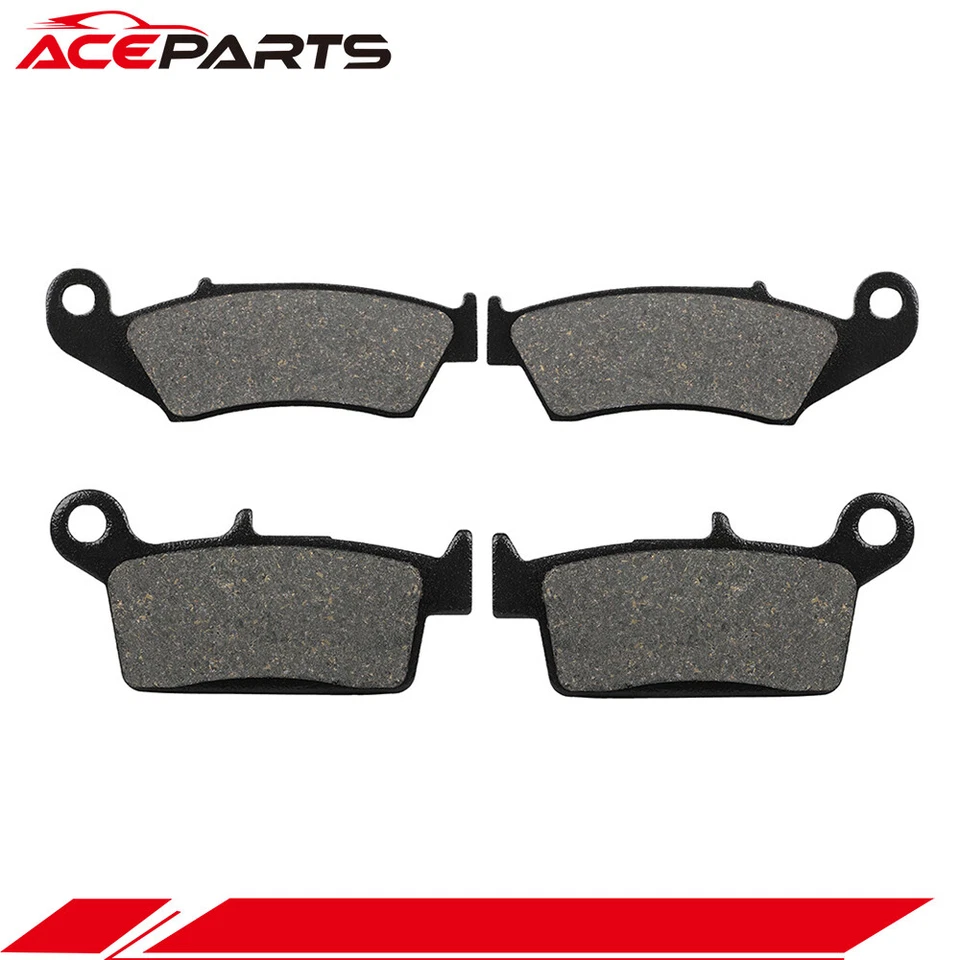 Pastilhas de freio dianteiras/traseiras de fibra de carbono para Kawasaki KX125 KX250 KX500 1995-2005 - Imagem 1 de 2