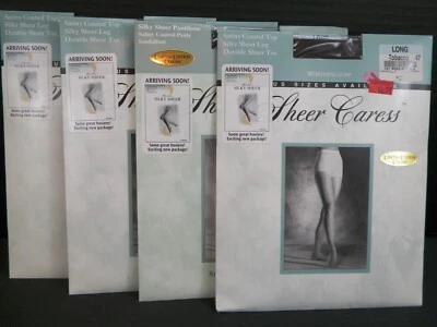 Lote De Colección 4 Pantimedias Worthington Transparente Caricia Todas Largas Varios Colores Control Top Foto 1 de 4