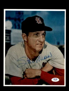 Stan Musial PSA DNA Certed Signed 8x10 Photo Cardinals Autograph - Picture 1 of 3