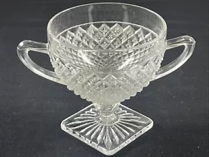 Anchor Hocking Miss America Depression Glas Zuckerschüssel - Made in USA - Bild 1 von 3