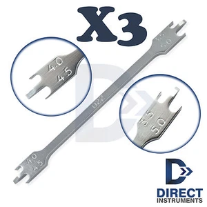 X3 Dental Bracket Positioning Height Guage Wick Type Orthodontic Instruments New - Picture 1 of 1