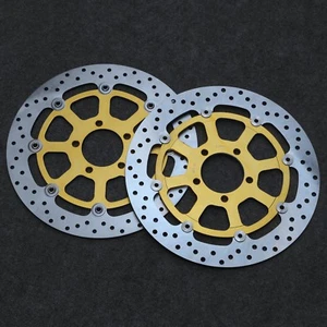 Front Brake Disc Fit For Suzuki GSXR600/750 GSXR1000 TL1000R/S Hayabusa GSX1400 - Picture 1 of 4