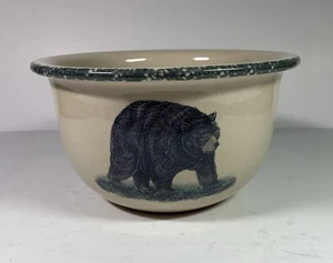 1 tazón de sopa de cerámica Home & Garden Party Ltd “Northwoods Bear” 6” - Imagen 1 de 9