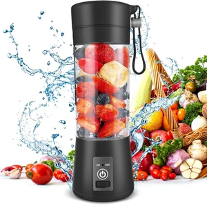 Portable Blender USB Rechargeable Smoothie Maker, Mini Juice Mixer Travel - Picture 1 of 8