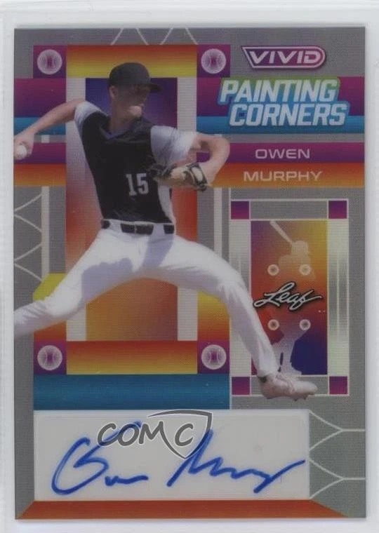 2022 Leaf Vivid Painting Corners Gray /40 Owen Murphy #PC-OM1 Auto - Image 1 of 2