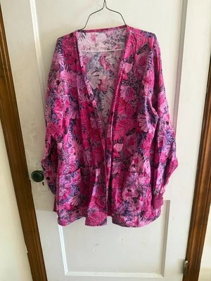 CHAQUETA DE LABORATORIO MUJER "COTTONALITY" TALLA XL ROSA, MORADO, NEGRO, PLATA MANGA LARGA Foto 1 de 4