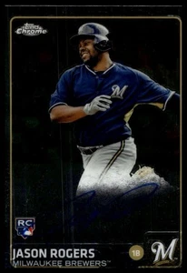 2015 Topps Chrome #AR-JR Jason Rogers Autographed Rookies RC - Picture 1 of 2