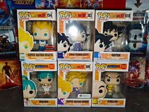 Funko Pop! Animation: Dragon Ball Z - Lotto 6 Funko (Vegeta, Krillin, Goten) - Foto 1 di 3