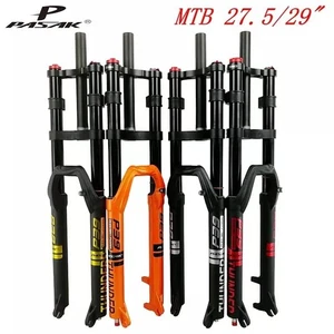 Mountain Bike Air Fork 27.5 29 Inch Dual Brackets Travel 160mm Suspension Forks - Picture 1 of 10