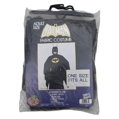 Disfraz de Batman Ben Cooper (camisa, capucha, capa) negro y amarillo talla única Foto 1 de 4