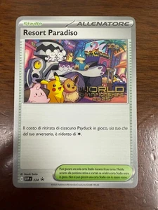 Pokemon Worlds 2025 Italian Paradise Resort SVP 224 Anaheim Promo - Picture 1 of 1