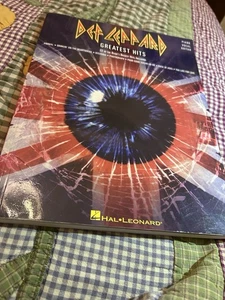 Def Leppard Sheet Music Songbook Piano Voice Guitar Sony Music Paper Back Sony - Picture 1 of 13