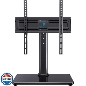 PERLESMITH Universal Swivel TV Stand for 24-60 inch TVs up to 99 lbs, 8 Heigh - Picture 1 of 5