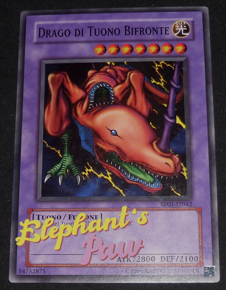 Yugioh - Drago di Tuono Bifronte COMUNE - RP01-IT042 - Immagine 1 di 1