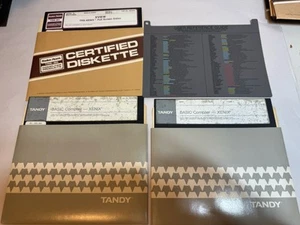 radio shack trs-80 diskette lot tandy basic compiler xenix xview editor - Bild 1 von 5